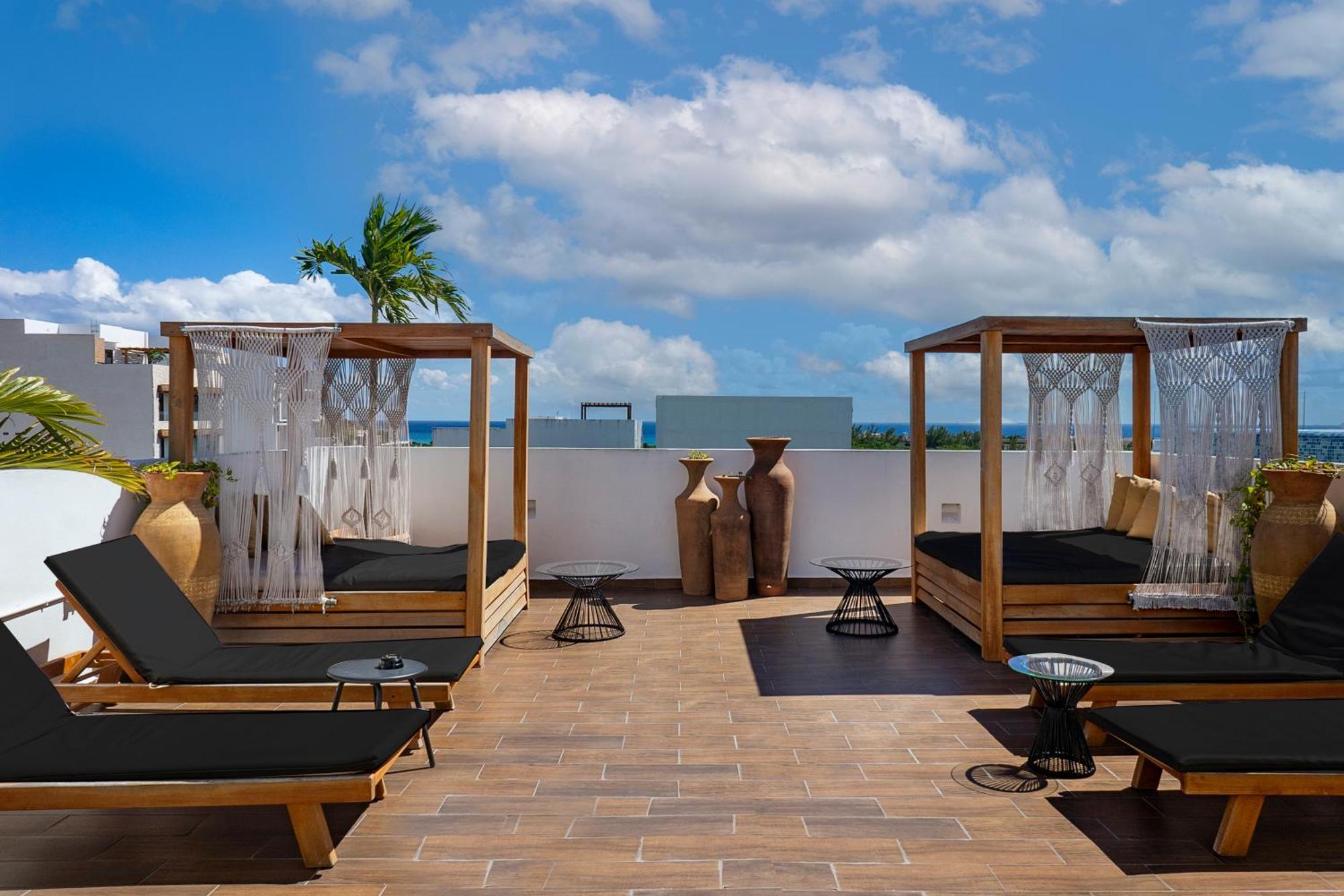 Terrasse Hotel Playa Del Carmen Eksteriør billede