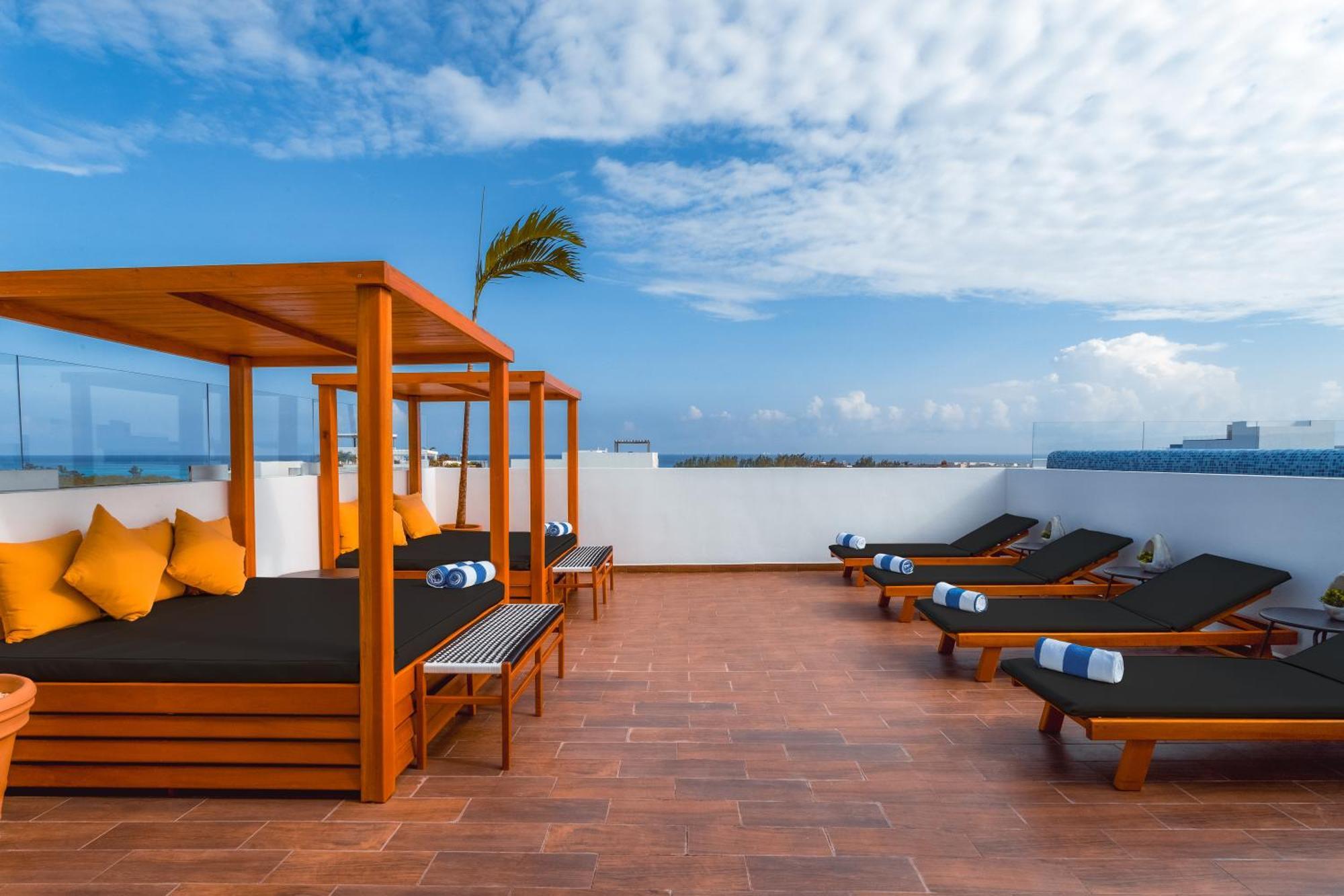 Terrasse Hotel Playa Del Carmen Eksteriør billede