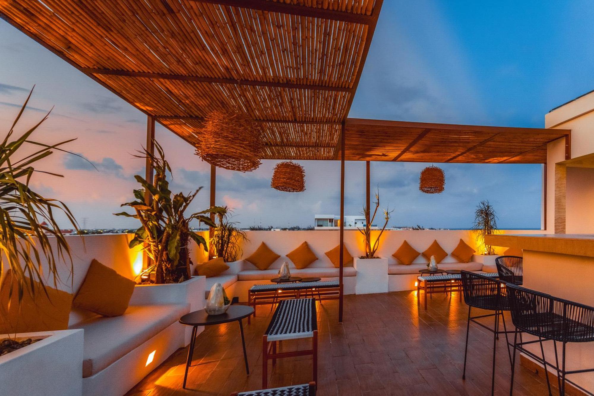 Terrasse Hotel Playa Del Carmen Eksteriør billede