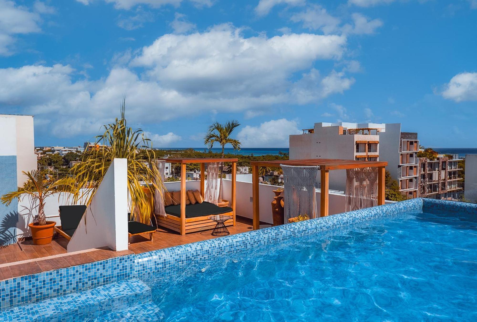 Terrasse Hotel Playa Del Carmen Eksteriør billede