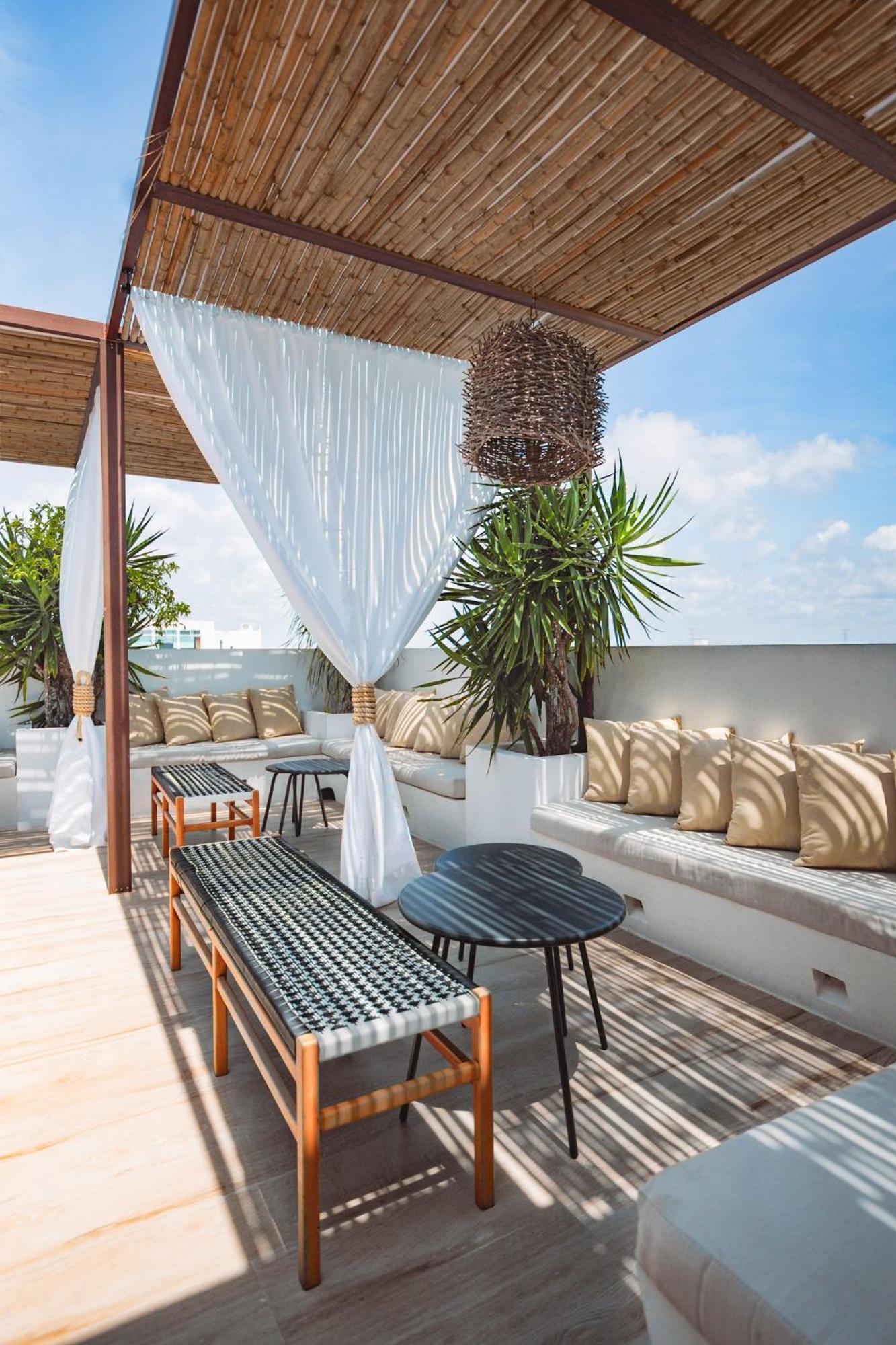 Terrasse Hotel Playa Del Carmen Eksteriør billede