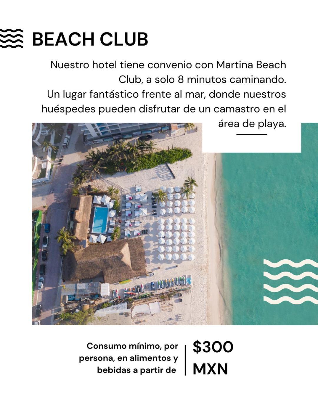 Terrasse Hotel Playa Del Carmen Eksteriør billede